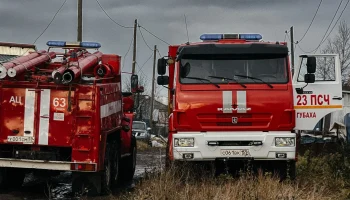 В Губахе произошёл пожар в частном доме