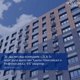 В Югре компания ДСК-1 ведет активную работу по решению проблем дольщиков